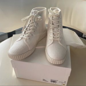 Vince Cotton Wolfe Sneaker US7M White